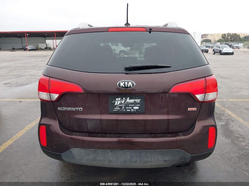 2015 Kia Sorento Lx VIN: 5XYKTCA66FG614901 Lot: 43981261
