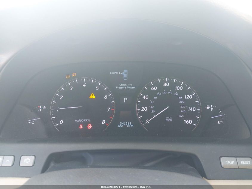 2007 Lexus Ls 460 L VIN: JTHGL46FX75005372 Lot: 43981271