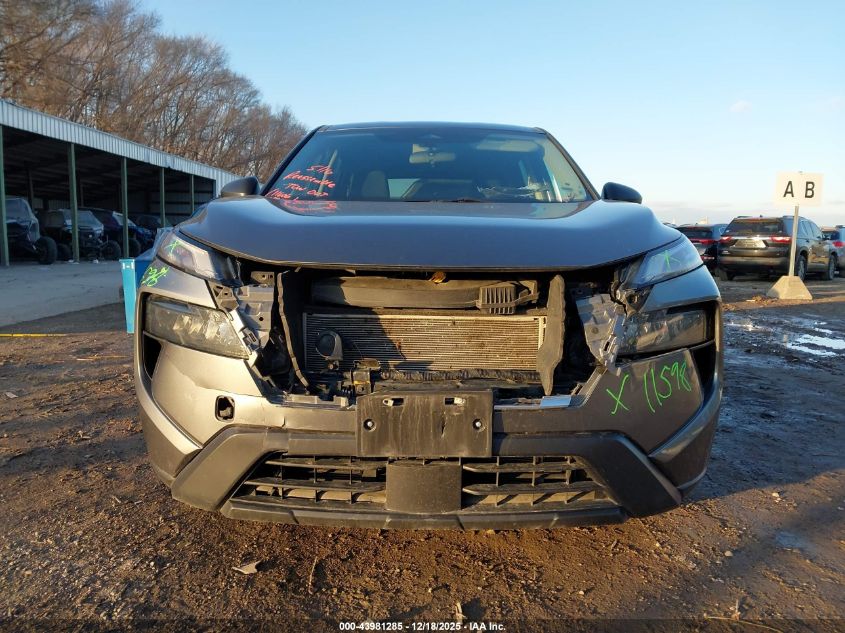 2024 Nissan Rogue S Intelligent Awd VIN: 5N1BT3AB4RC747075 Lot: 43981285