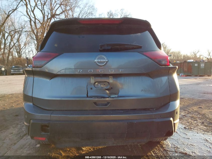 2024 Nissan Rogue S Intelligent Awd VIN: 5N1BT3AB4RC747075 Lot: 43981285