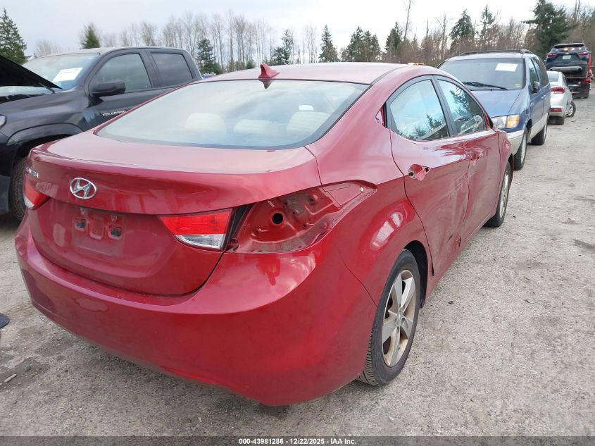2012 Hyundai Elantra Gls (Ulsan Plant) VIN: KMHDH4AE3CU214341 Lot: 43981286