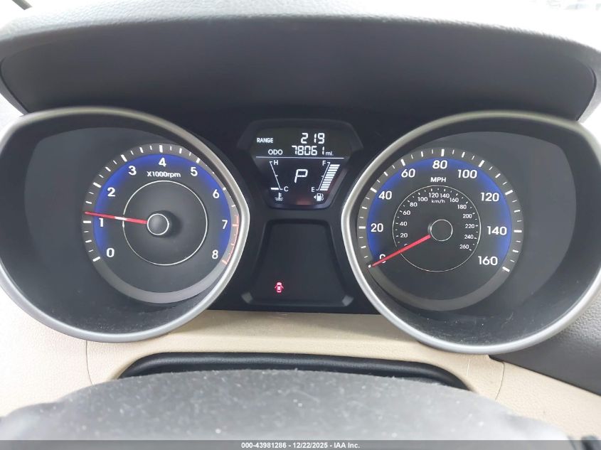 2012 Hyundai Elantra Gls (Ulsan Plant) VIN: KMHDH4AE3CU214341 Lot: 43981286