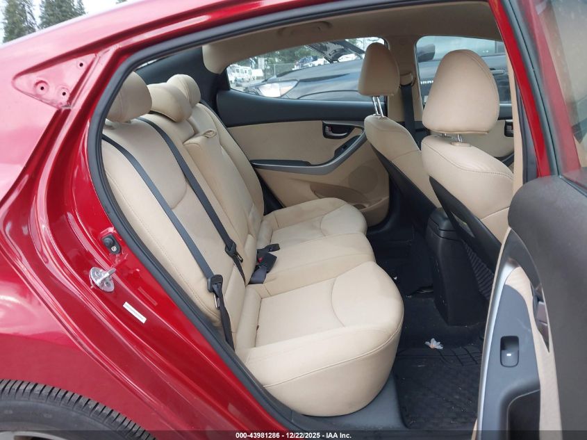 2012 Hyundai Elantra Gls (Ulsan Plant) VIN: KMHDH4AE3CU214341 Lot: 43981286