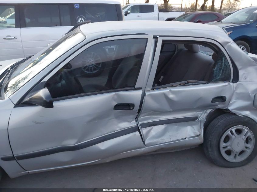 1999 Chevrolet Prizm VIN: 1Y1SK5288XZ425194 Lot: 43981287