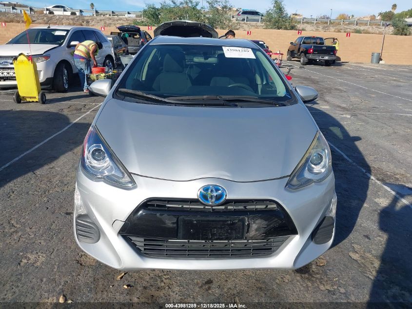 2016 Toyota Prius C Two VIN: JTDKDTB33G1125682 Lot: 43981289