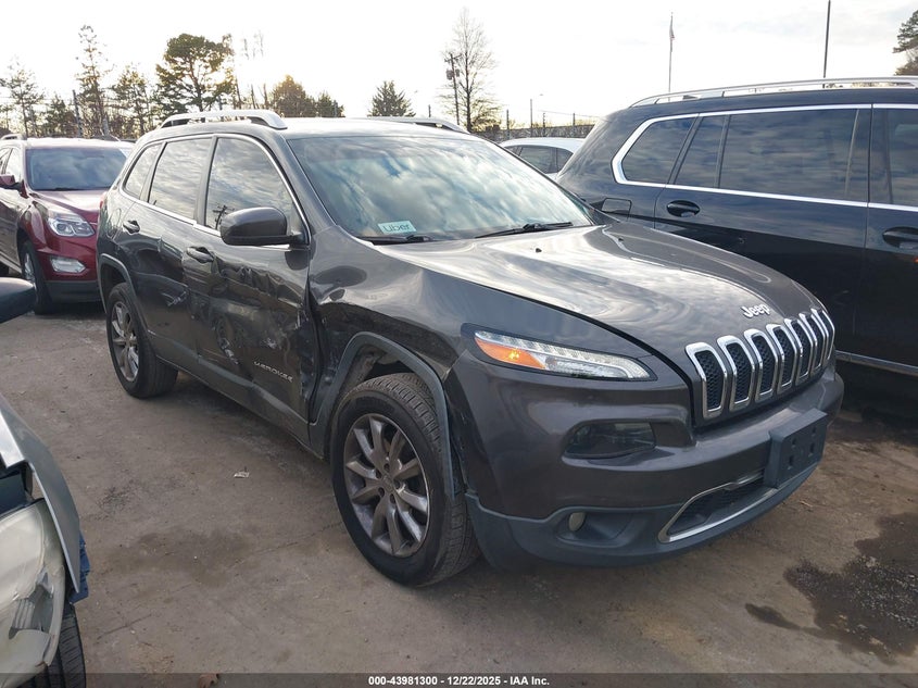 1C4PJMDBXFW718501 2015 Jeep Cherokee Limited auction photo 1