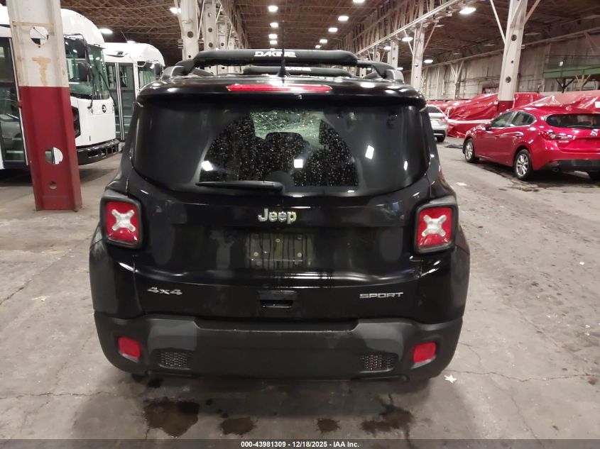 2020 Jeep Renegade Sport 4X4 VIN: ZACNJBABXLPL42582 Lot: 43981309