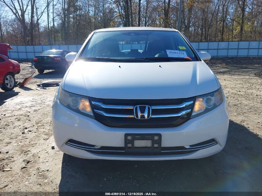 2014 Honda Odyssey Ex-L VIN: 5FNRL5H65EB065861 Lot: 43981314