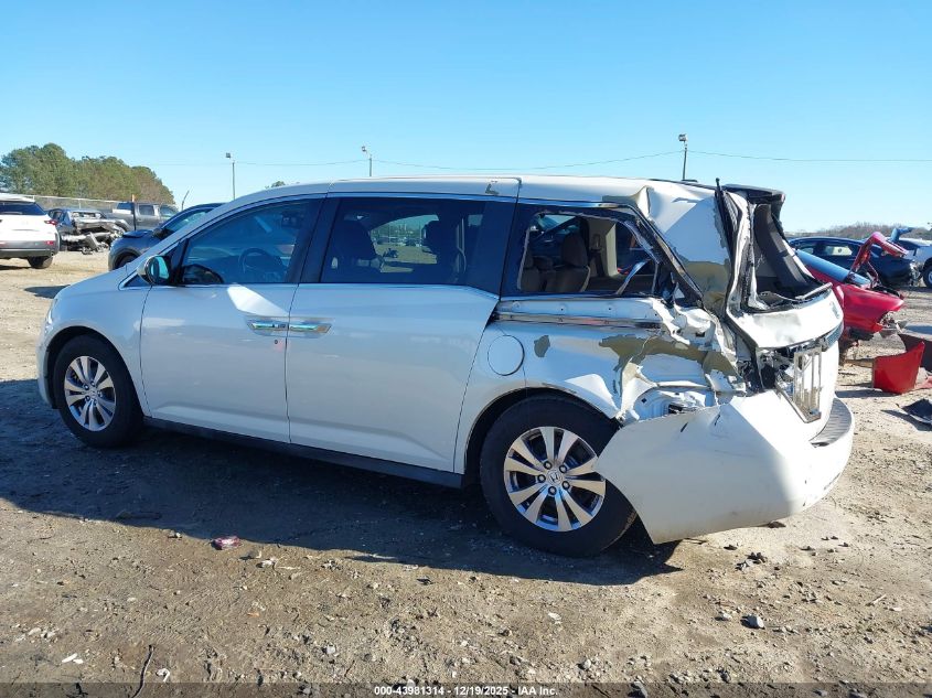 2014 Honda Odyssey Ex-L VIN: 5FNRL5H65EB065861 Lot: 43981314