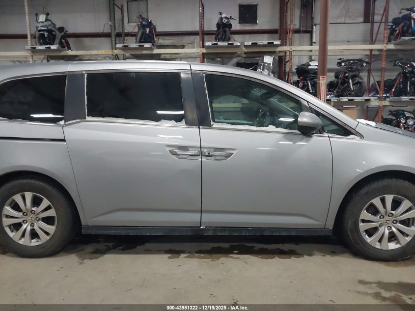 2016 Honda Odyssey Ex-L VIN: 5FNRL5H66GB091811 Lot: 43981322