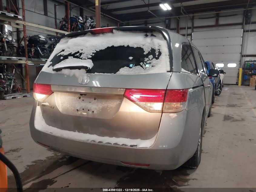 2016 Honda Odyssey Ex-L VIN: 5FNRL5H66GB091811 Lot: 43981322