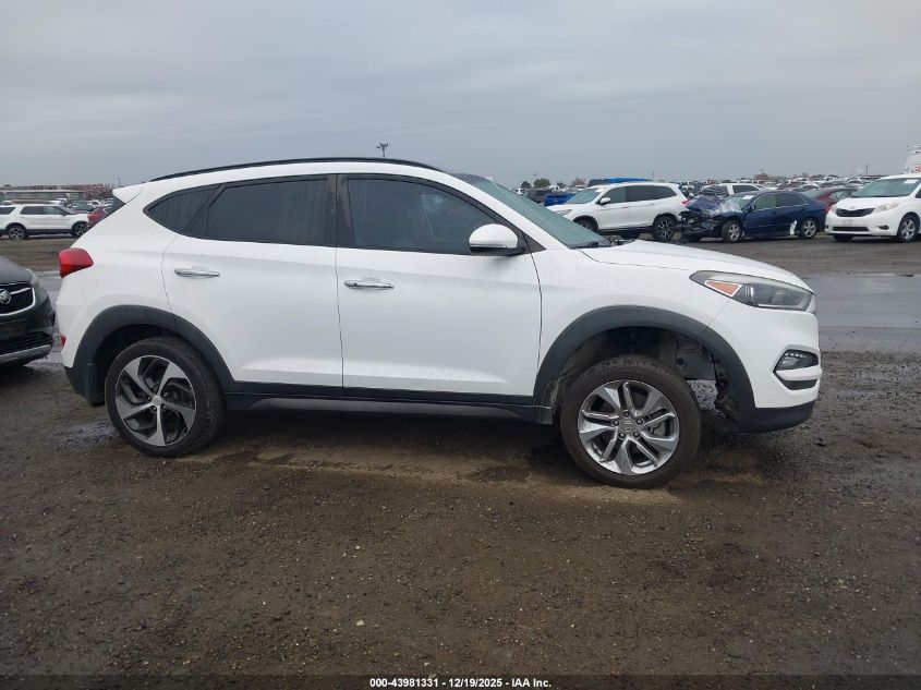 2016 Hyundai Tucson Limited VIN: KM8J33A24GU082763 Lot: 43981331