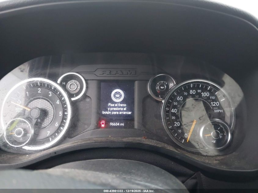 2022 Ram 1500 Big Horn 4X2 6'4 Box VIN: 1C6RREBT1NN218533 Lot: 43981333