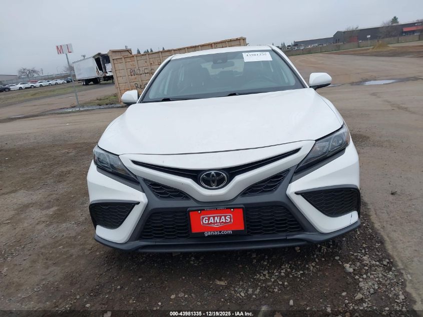 2021 Toyota Camry Se VIN: 4T1G11AK2MU596997 Lot: 43981335