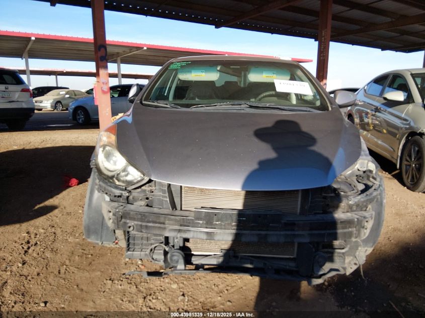 2013 Hyundai Elantra Gls VIN: KMHDH4AE9DU804822 Lot: 43981339