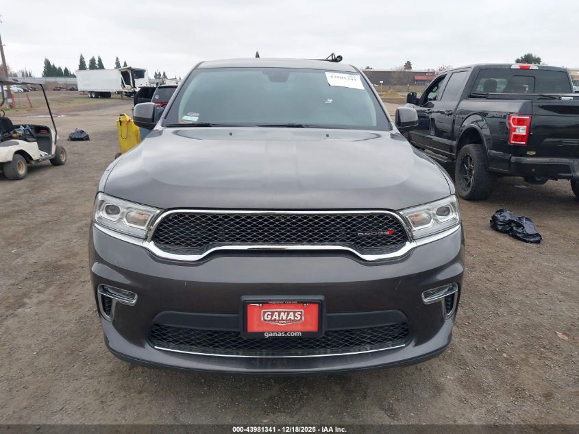 2021 Dodge Durango Sxt Awd VIN: 1C4RDJAGXMC792711 Lot: 43981341