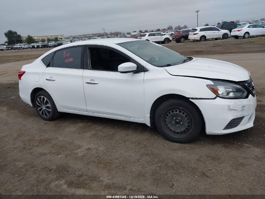2017 Nissan Sentra Sv VIN: 3N1AB7AP0HY261877 Lot: 43981345