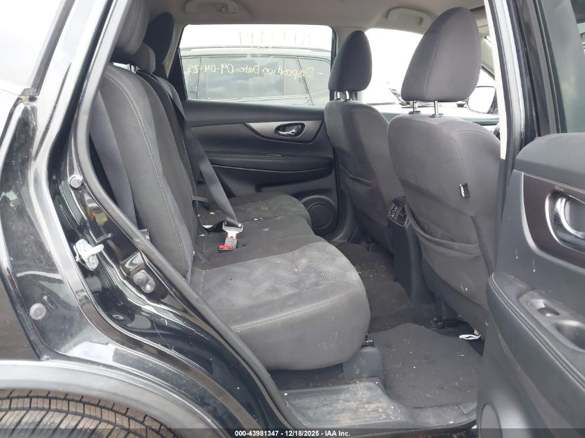 2016 Nissan Rogue S/Sl/Sv VIN: KNMAT2MT5GP698229 Lot: 43981347