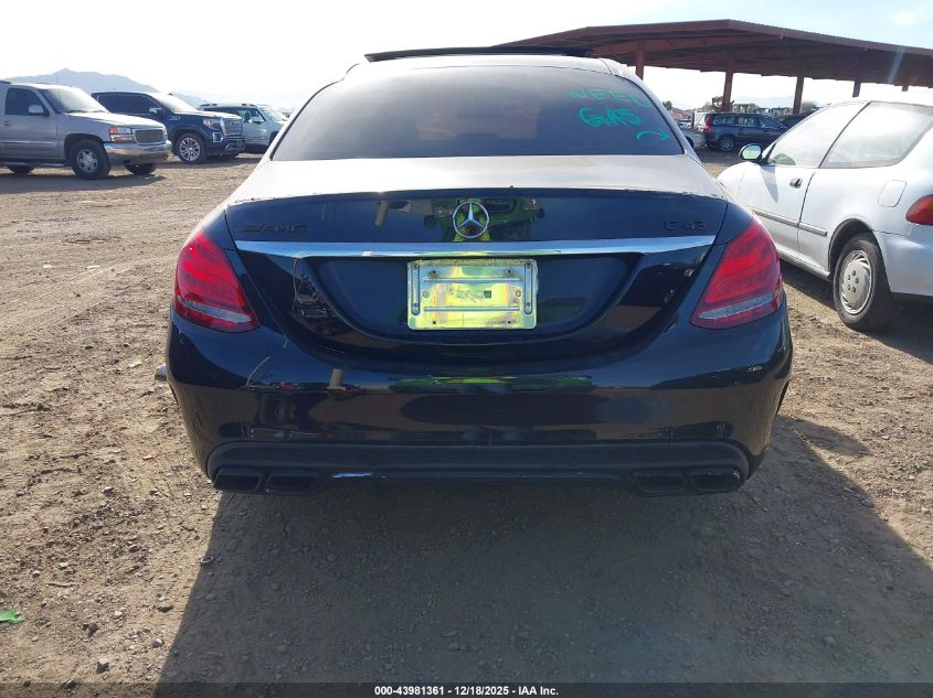 2017 Mercedes-Benz Amg C 43 4Matic VIN: 55SWF6EB3HU190815 Lot: 43981361