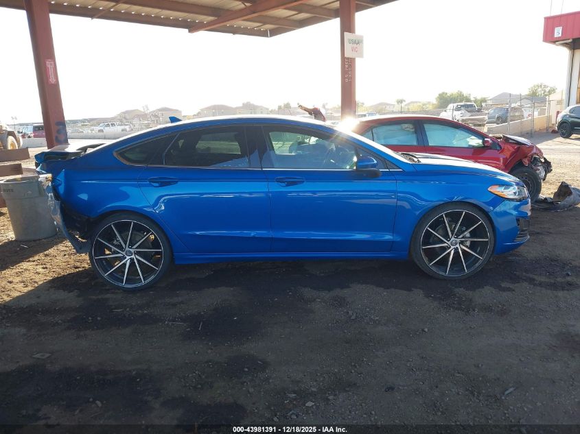 2019 Ford Fusion Se VIN: 3FA6P0HD9KR176941 Lot: 43981391