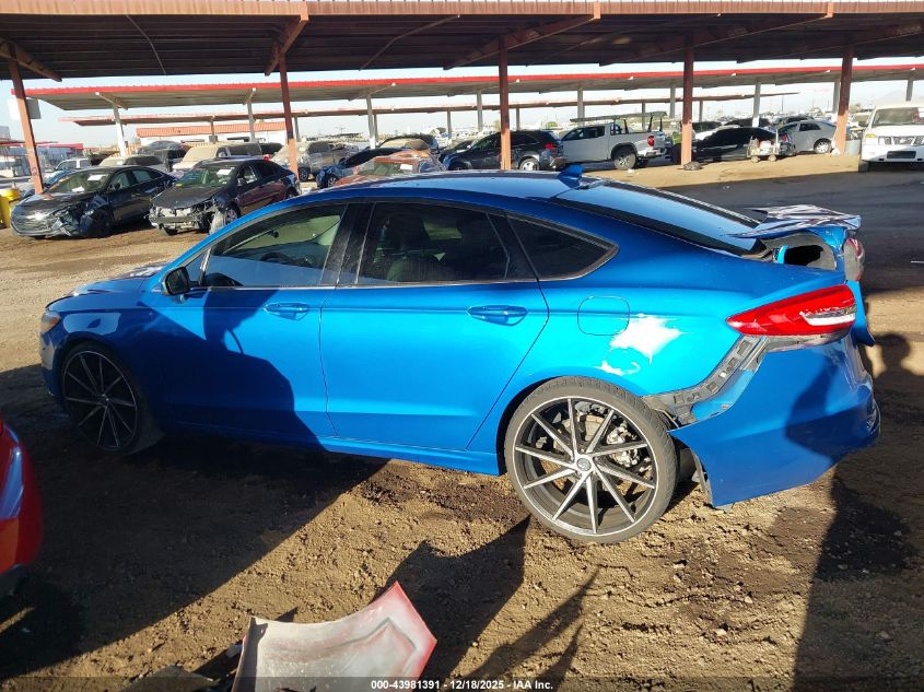 2019 Ford Fusion Se VIN: 3FA6P0HD9KR176941 Lot: 43981391