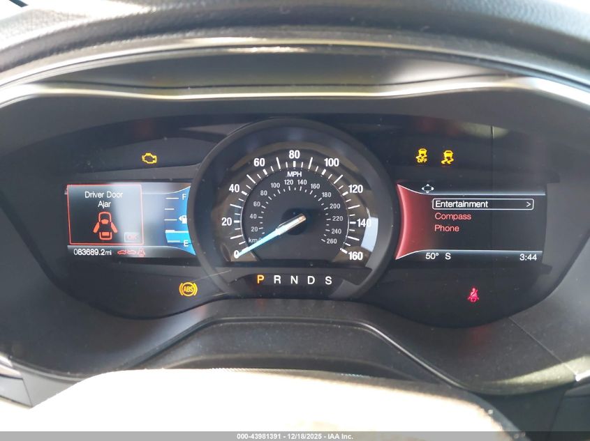 2019 Ford Fusion Se VIN: 3FA6P0HD9KR176941 Lot: 43981391