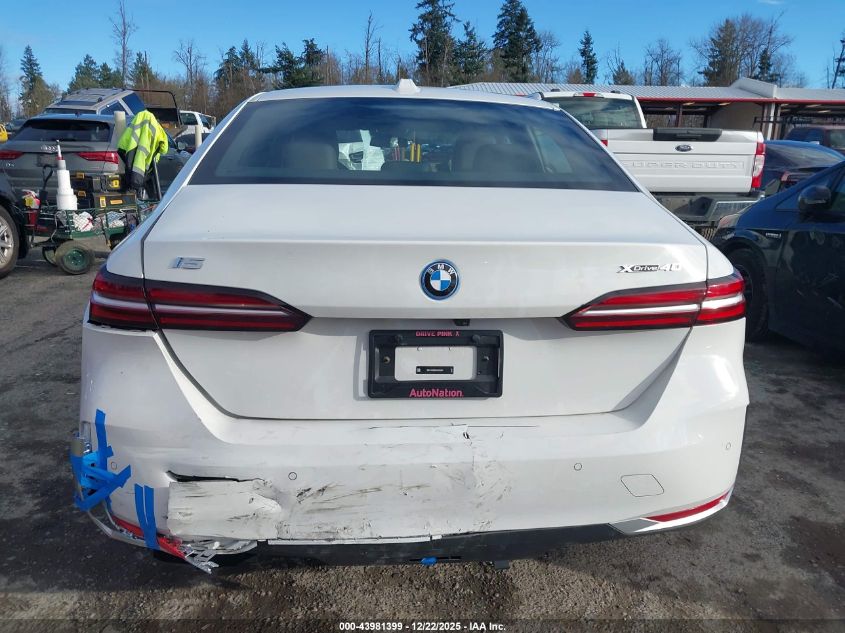 2025 BMW I5 xDrive40 VIN: WBY13HG02SCS72257 Lot: 43981399