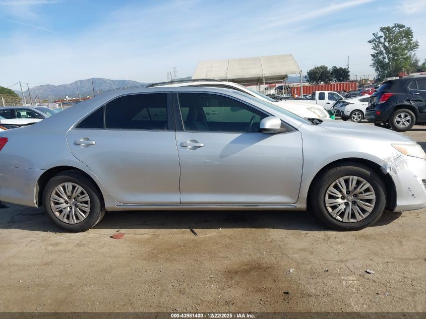 2012 Toyota Camry Le VIN: 4T1BF1FK2CU041566 Lot: 43981400