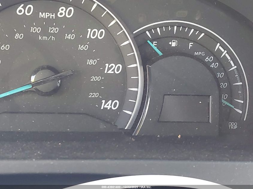 2012 Toyota Camry Le VIN: 4T1BF1FK2CU041566 Lot: 43981400