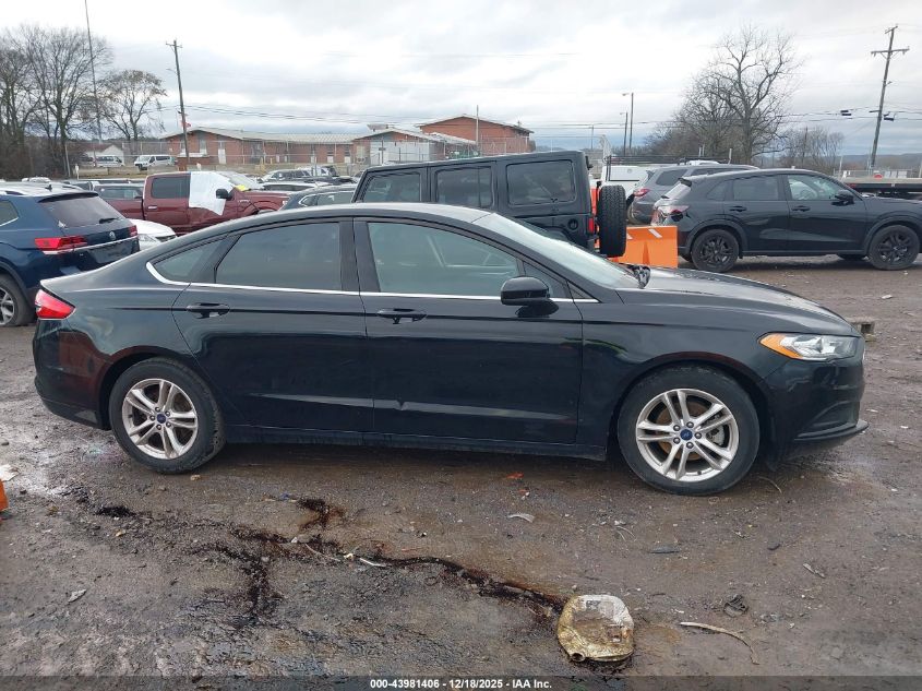 2018 Ford Fusion Se VIN: 3FA6P0H70JR194723 Lot: 43981406