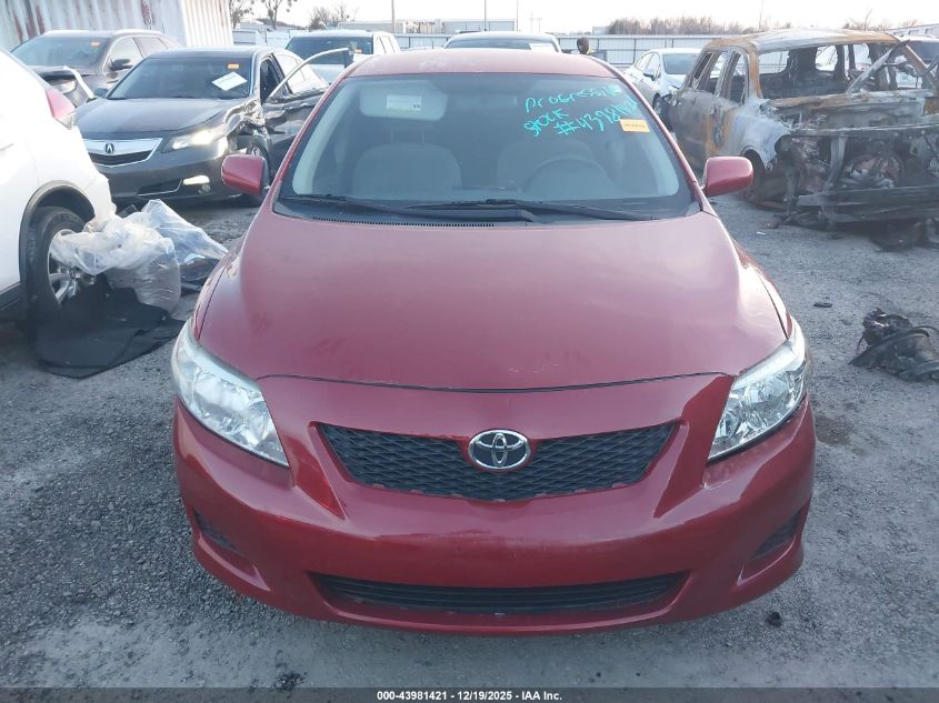 2009 Toyota Corolla Le VIN: JTDBL40E099041708 Lot: 43981421