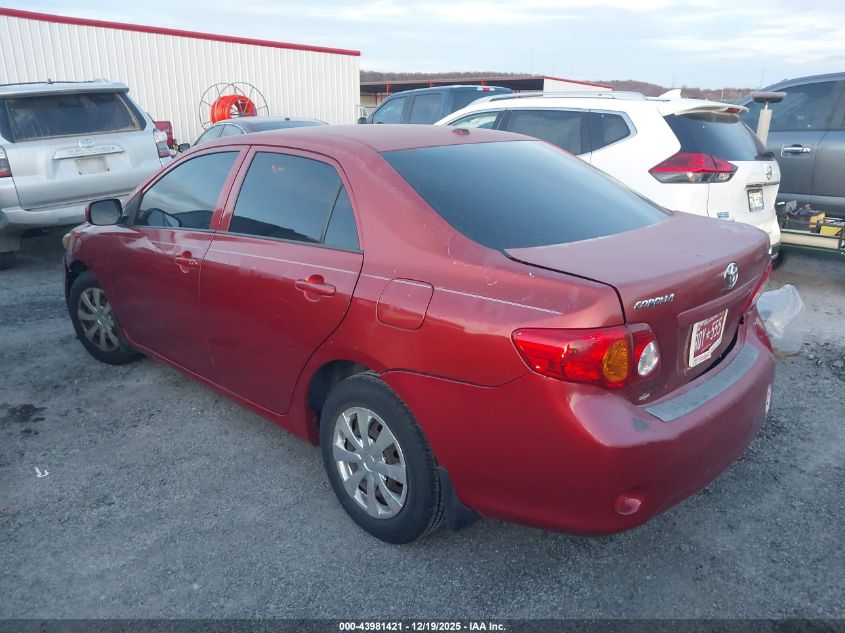 2009 Toyota Corolla Le VIN: JTDBL40E099041708 Lot: 43981421