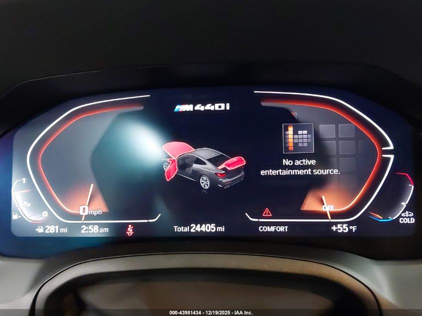 2023 BMW M440I xDrive VIN: WBA13AR06PCL67995 Lot: 43981434