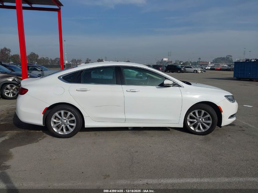 2015 Chrysler 200 C VIN: 1C3CCCCB2FN576353 Lot: 43981435