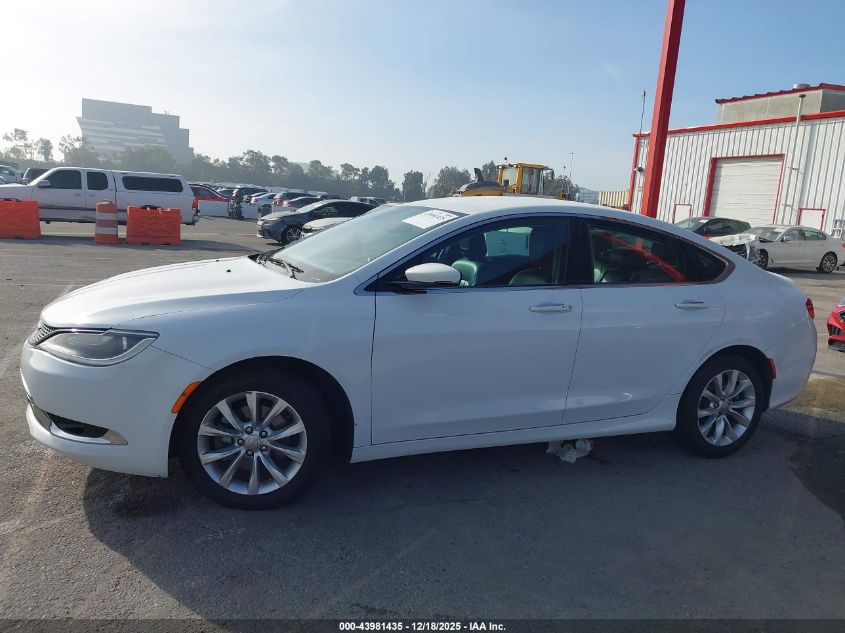 2015 Chrysler 200 C VIN: 1C3CCCCB2FN576353 Lot: 43981435