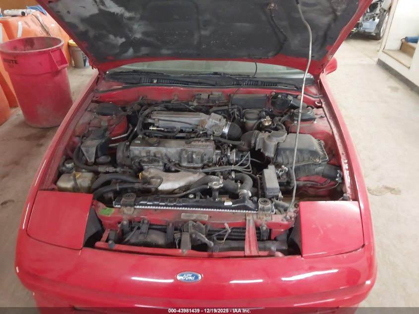 1991 Ford Probe Gt VIN: 1ZVPT22L8M5122359 Lot: 43981439