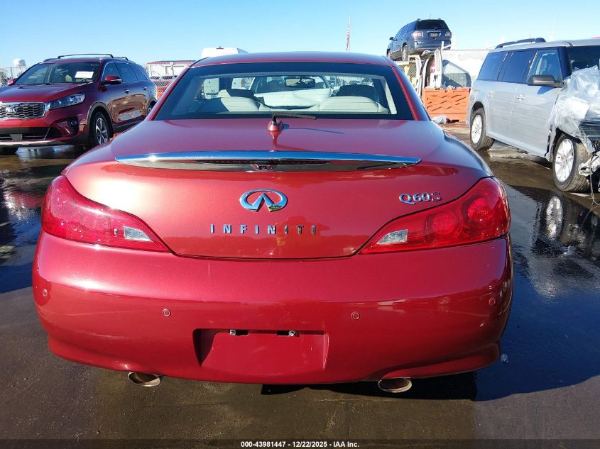 2014 Infiniti Q60 VIN: JN1CV6FE9EM901262 Lot: 43981447