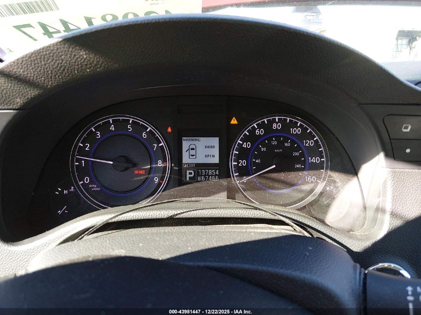 2014 Infiniti Q60 VIN: JN1CV6FE9EM901262 Lot: 43981447