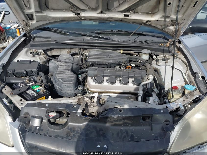 2004 Honda Civic Vp VIN: 2HGES16444H593963 Lot: 43981448