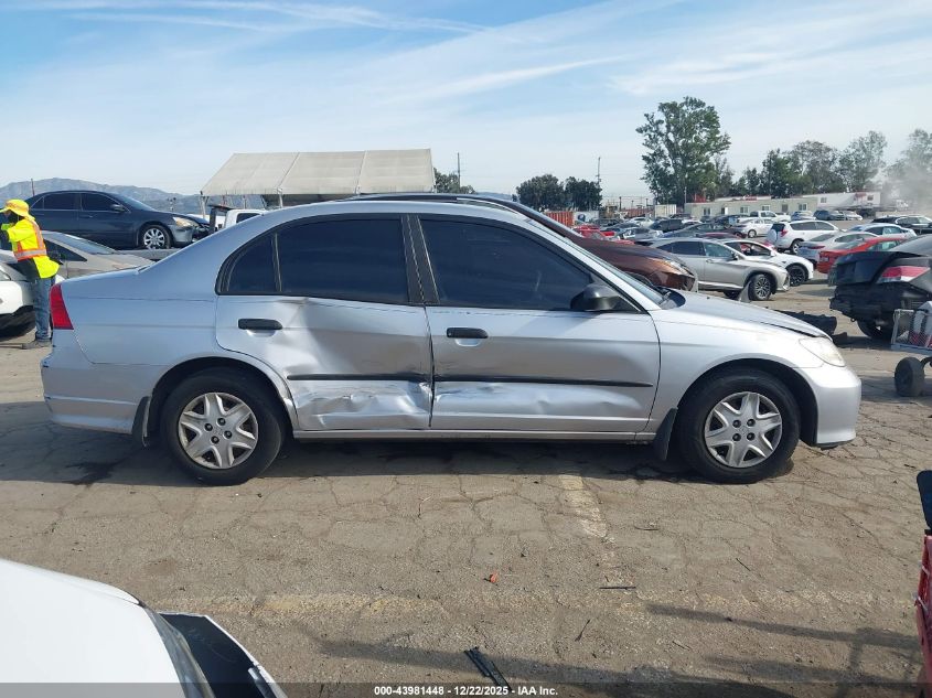 2004 Honda Civic Vp VIN: 2HGES16444H593963 Lot: 43981448