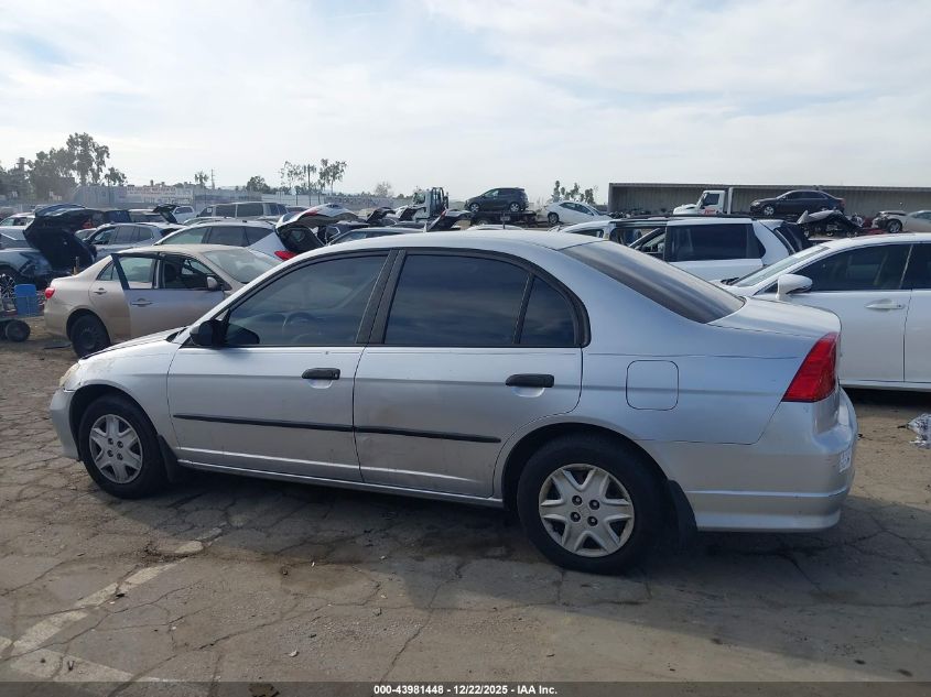 2004 Honda Civic Vp VIN: 2HGES16444H593963 Lot: 43981448
