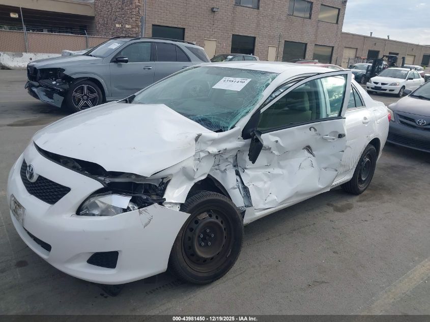 2010 Toyota Corolla Le VIN: 1NXBU4EEXAZ347687 Lot: 43981450