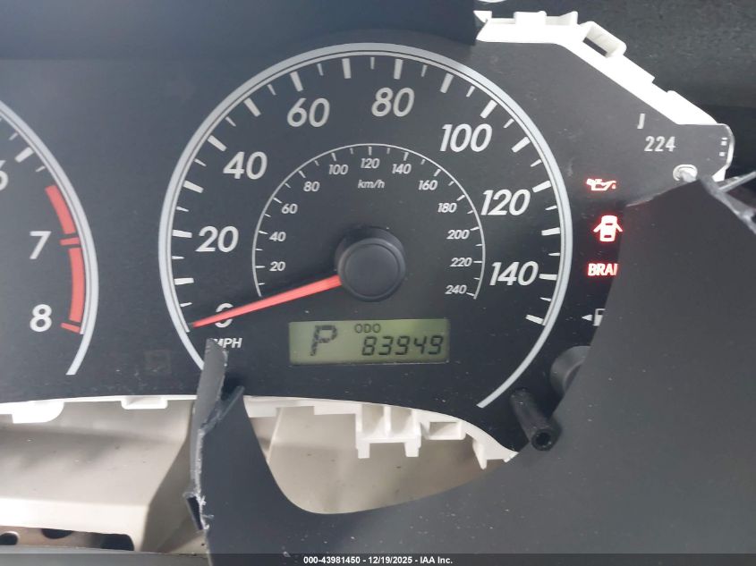 2010 Toyota Corolla Le VIN: 1NXBU4EEXAZ347687 Lot: 43981450