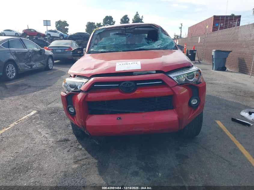 2021 Toyota 4Runner Sr5 VIN: JTEMU5JR5M5845091 Lot: 43981454