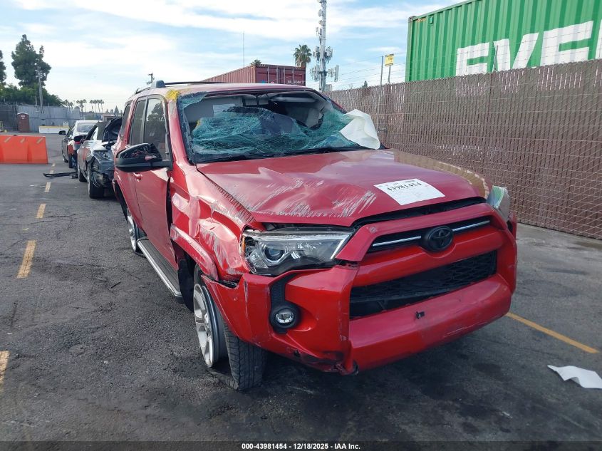 2021 Toyota 4Runner Sr5 VIN: JTEMU5JR5M5845091 Lot: 43981454