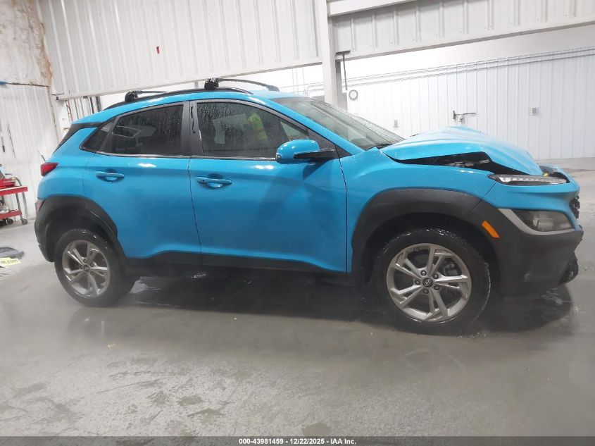 2022 Hyundai Kona Sel VIN: KM8K6CAB3NU757429 Lot: 43981459