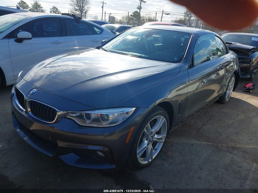 Vin: wba3v9c50fp798653, lot: 44477175, bmw 428i xdrive 20152