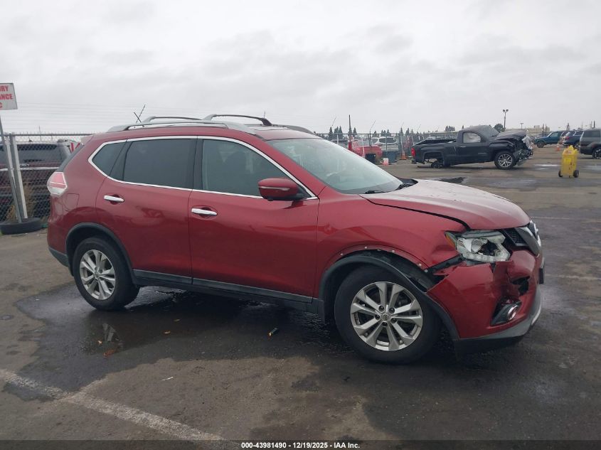 2015 Nissan Rogue Sv VIN: 5N1AT2MT1FC839069 Lot: 43981490