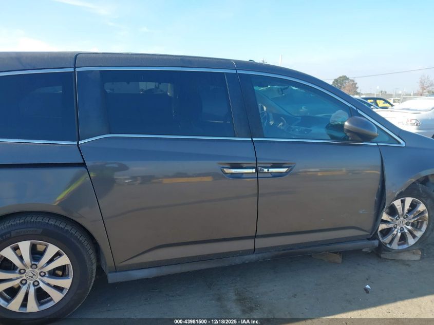 2015 Honda Odyssey Ex VIN: 5FNRL5H4XFB059747 Lot: 43981500