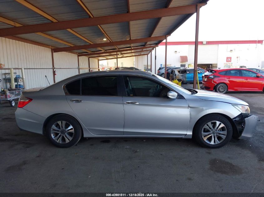 2013 Honda Accord Lx VIN: 1HGCR2F37DA130262 Lot: 43981511